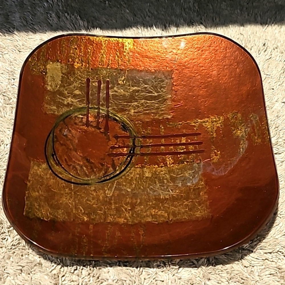 ✨️Decorative Plate with Marble Like Feet & Pretty Design